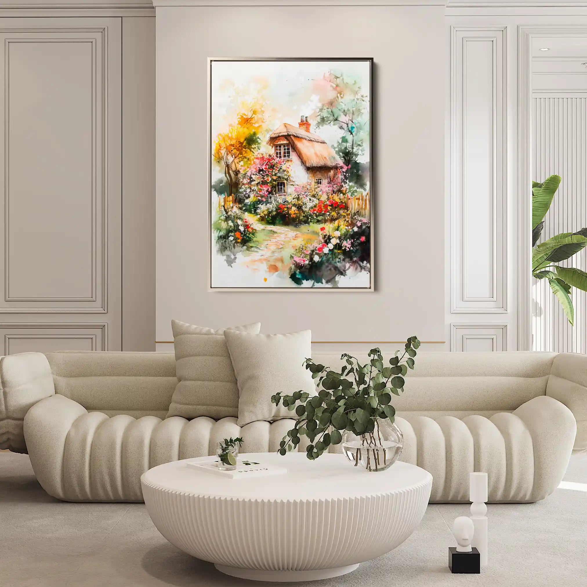 Landscape 229 Canvas Art 60 x 40 cm / Black