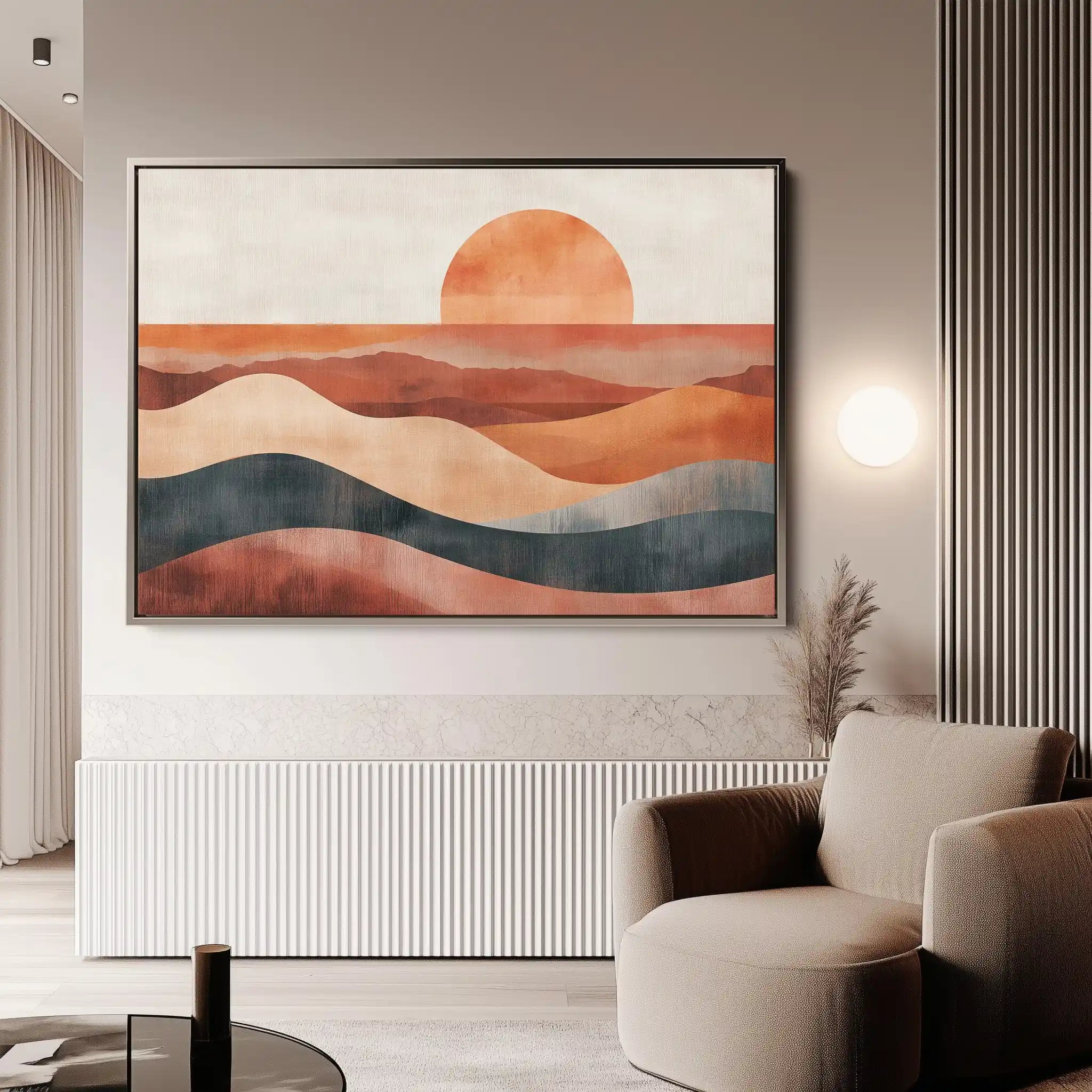 Boho 230 Canvas Art 60 x 40 cm / Black