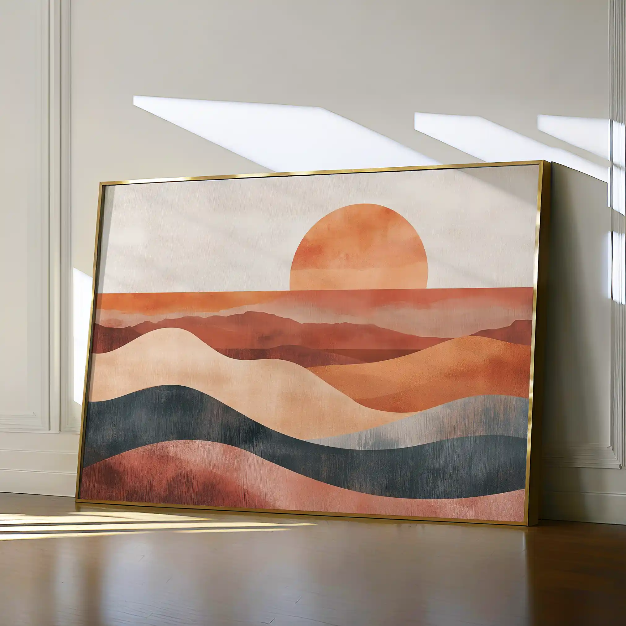 Boho 230 Canvas Art 60 x 40 cm / Black