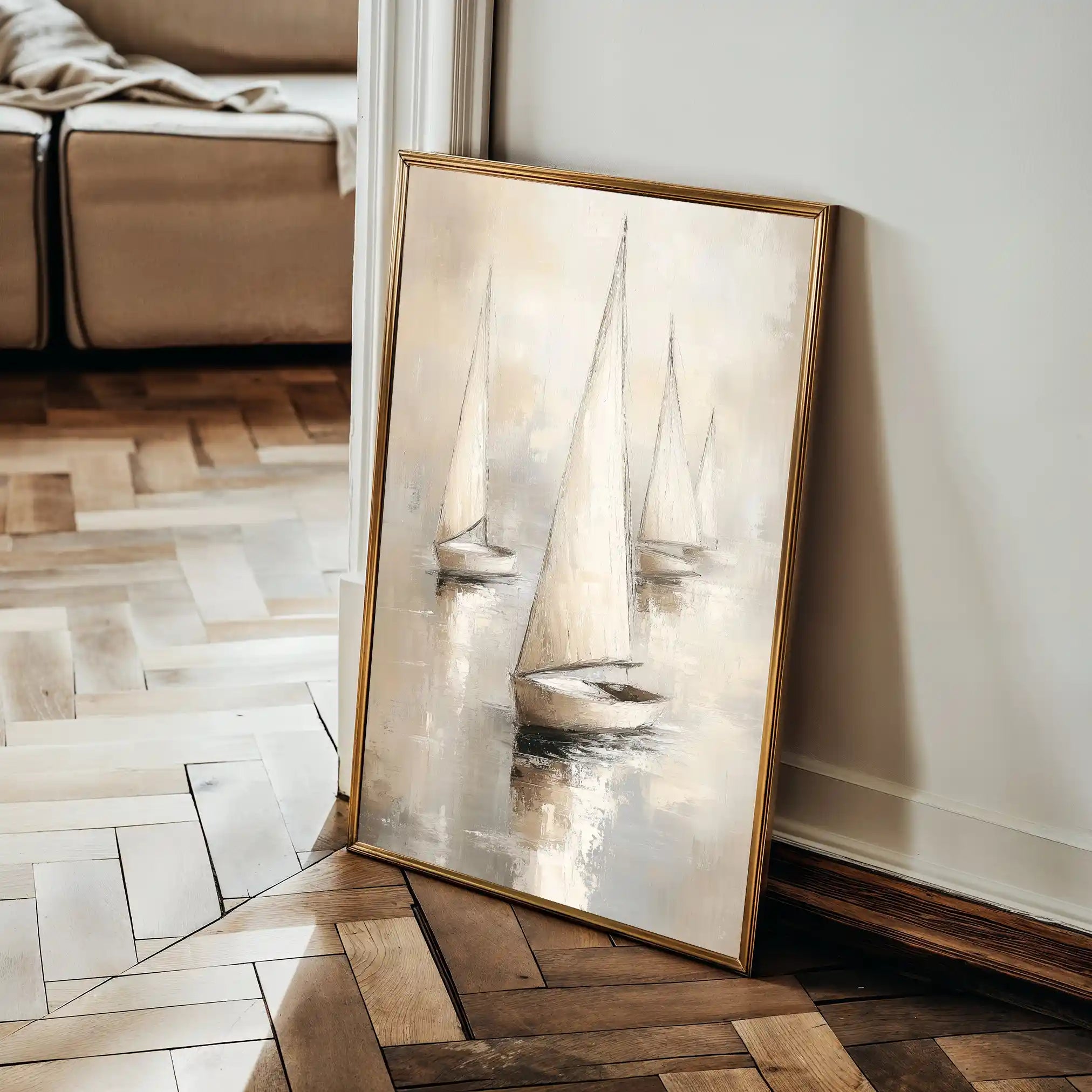 Landscape 230 Canvas Art 60 x 40 cm / Black