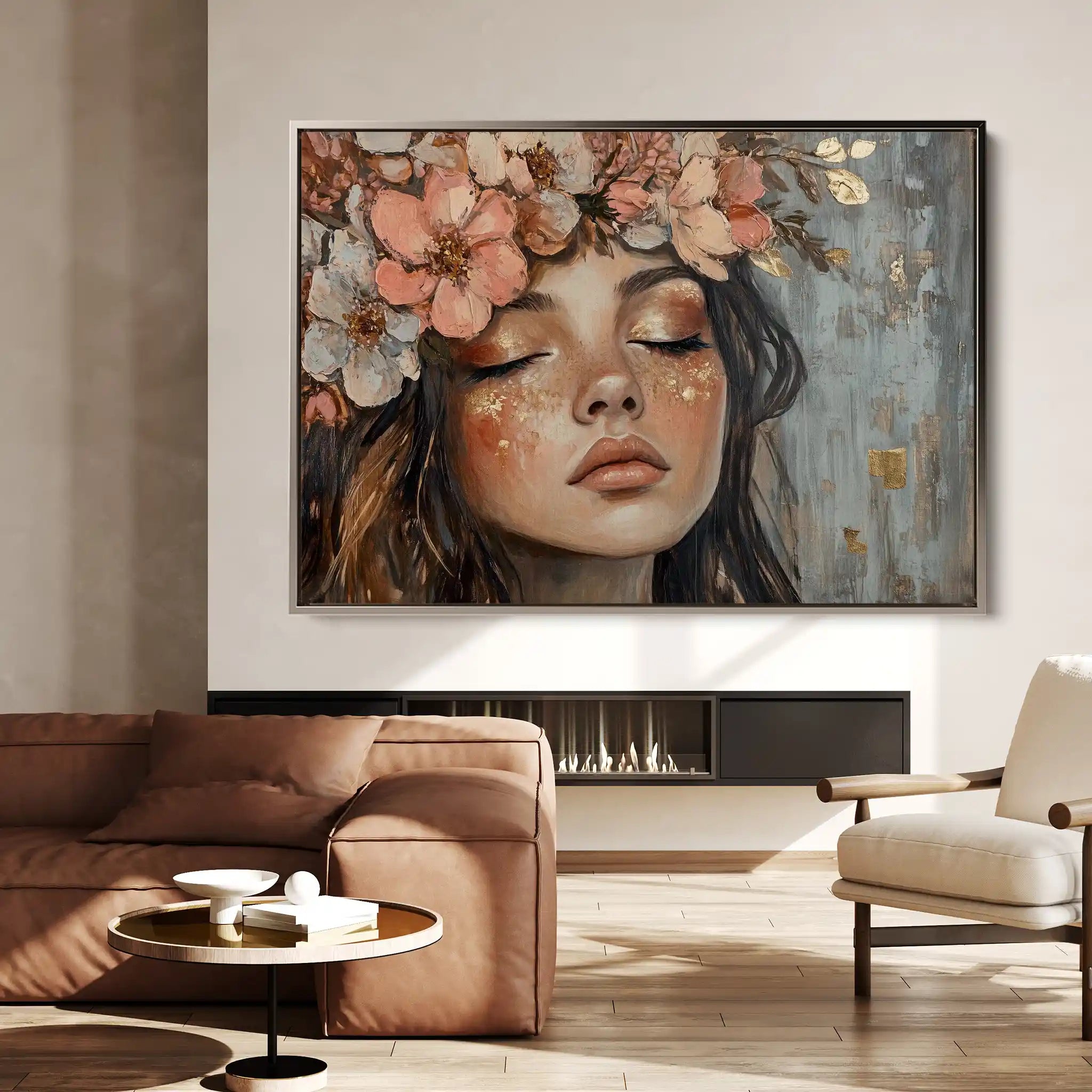 Portrait 230 Canvas Art 60 x 40 cm / Black