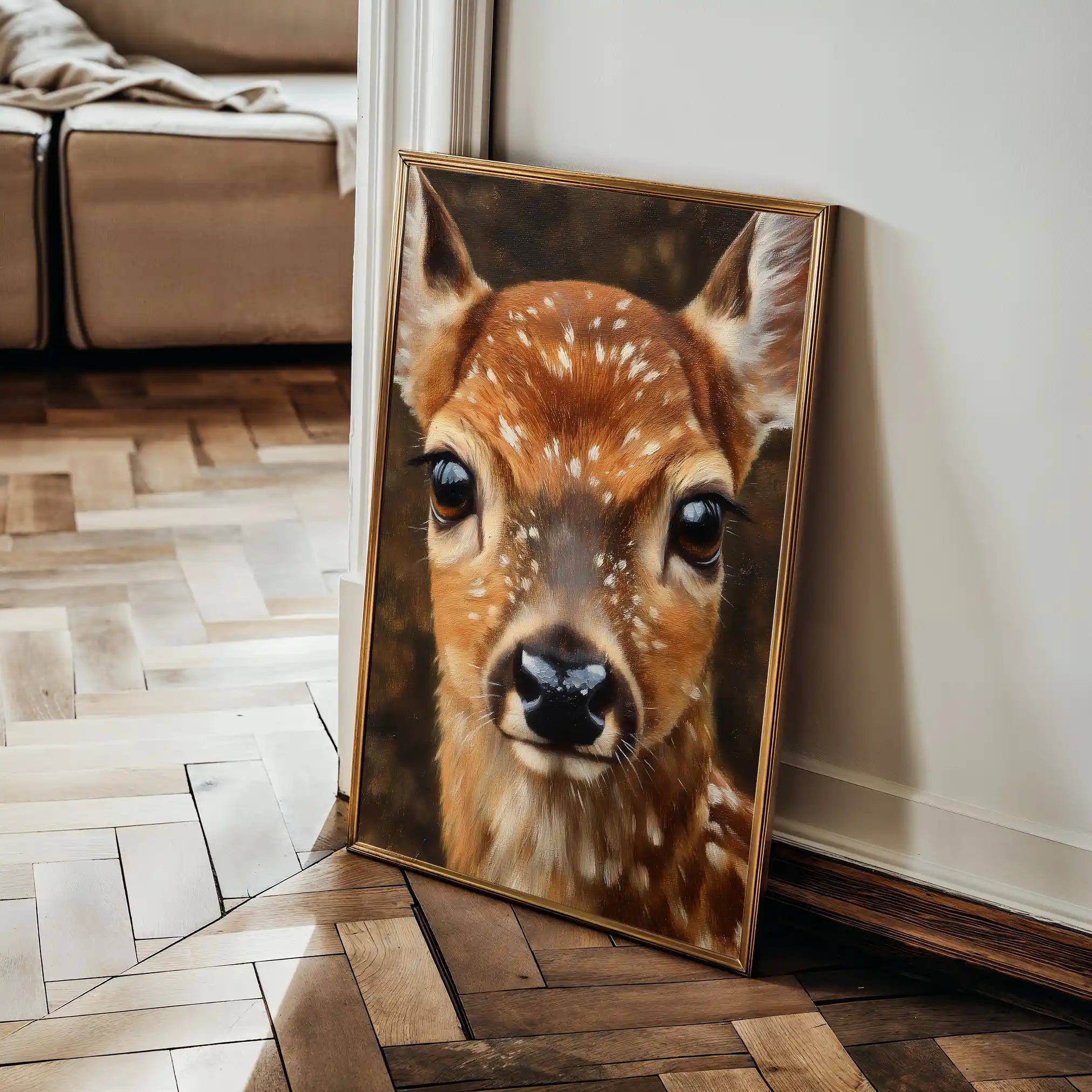 Animals 231 Canvas Art 60 x 40 cm / Black