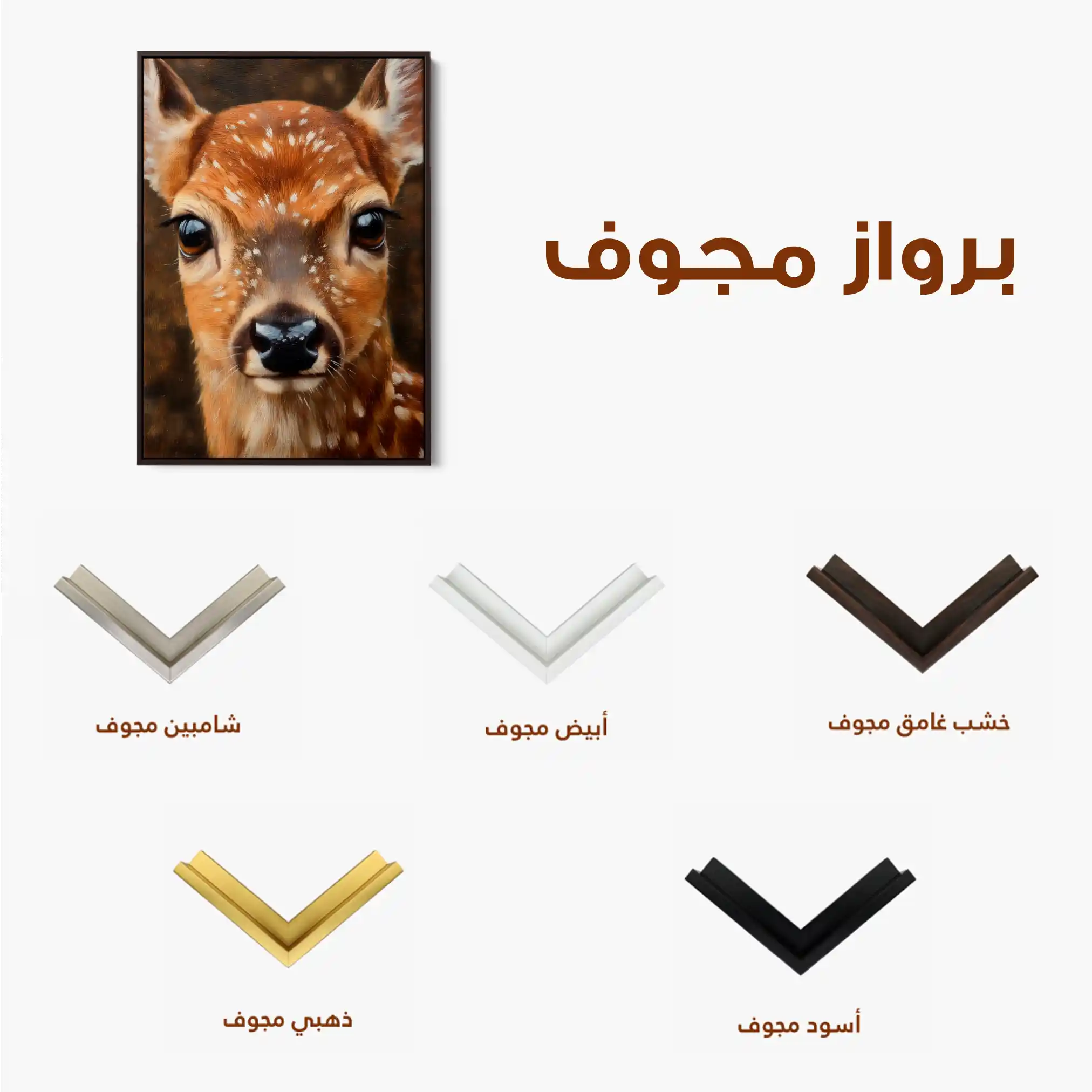 Animals 231 Canvas Art 60 x 40 cm / Black