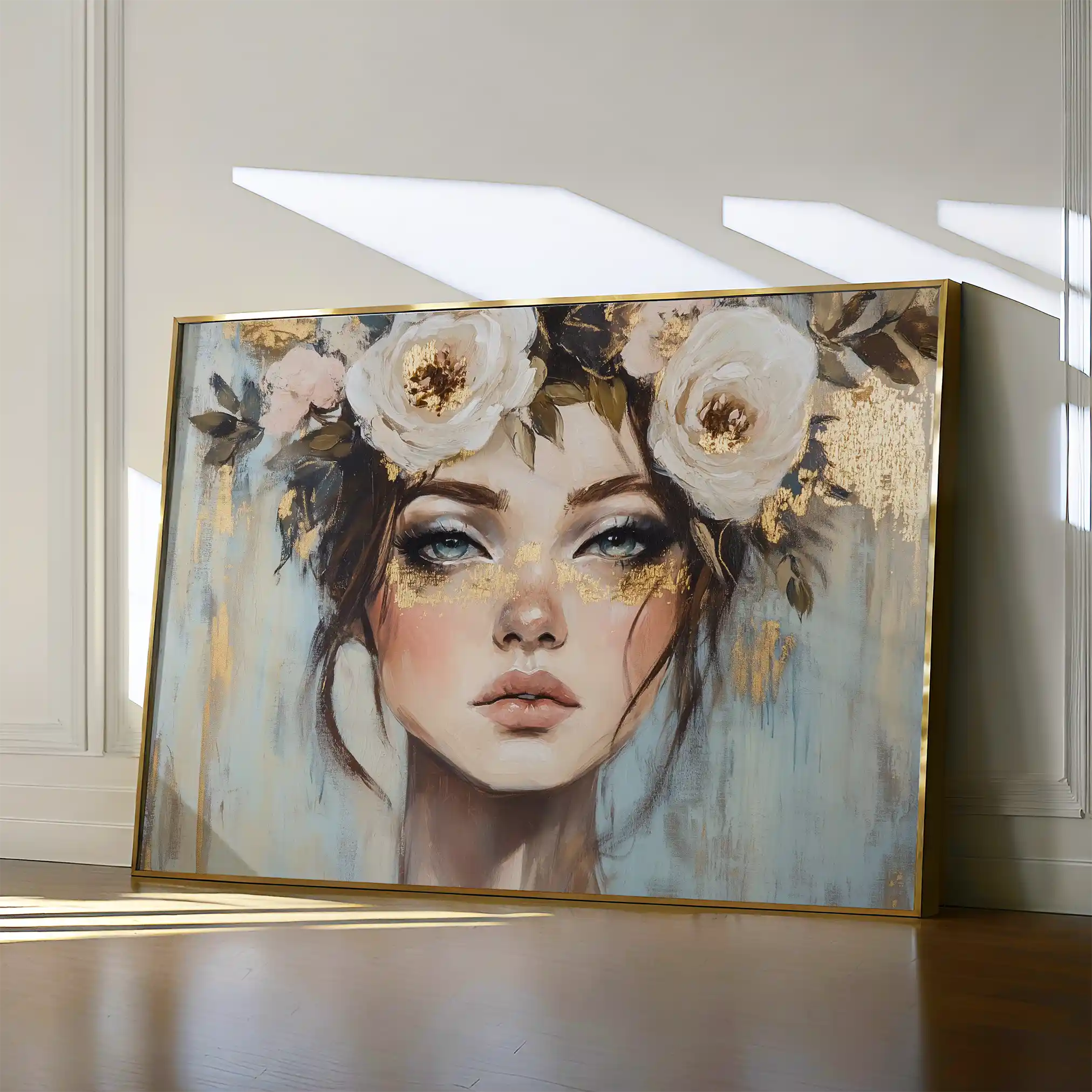 Portrait 231 Canvas Art 60 x 40 cm / Black