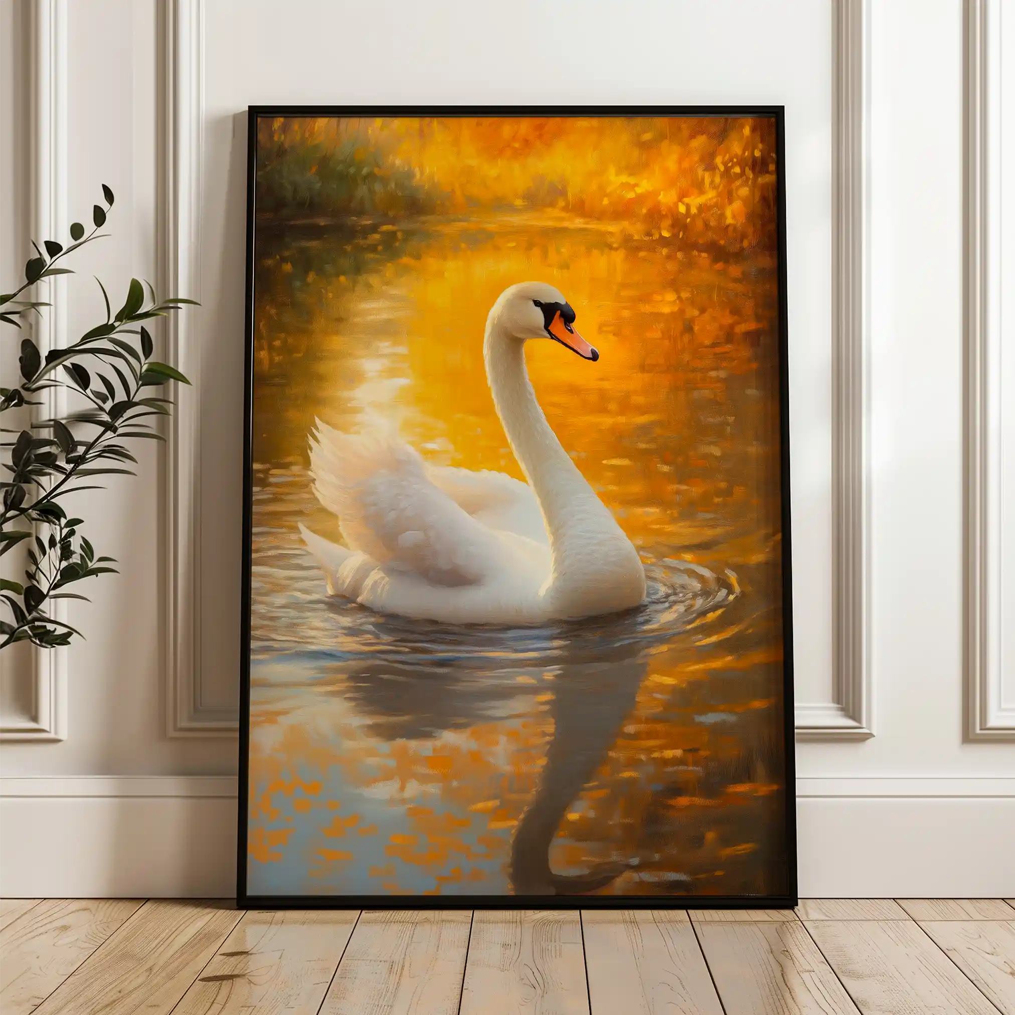 Animals 232 Canvas Art 60 x 40 cm / Black