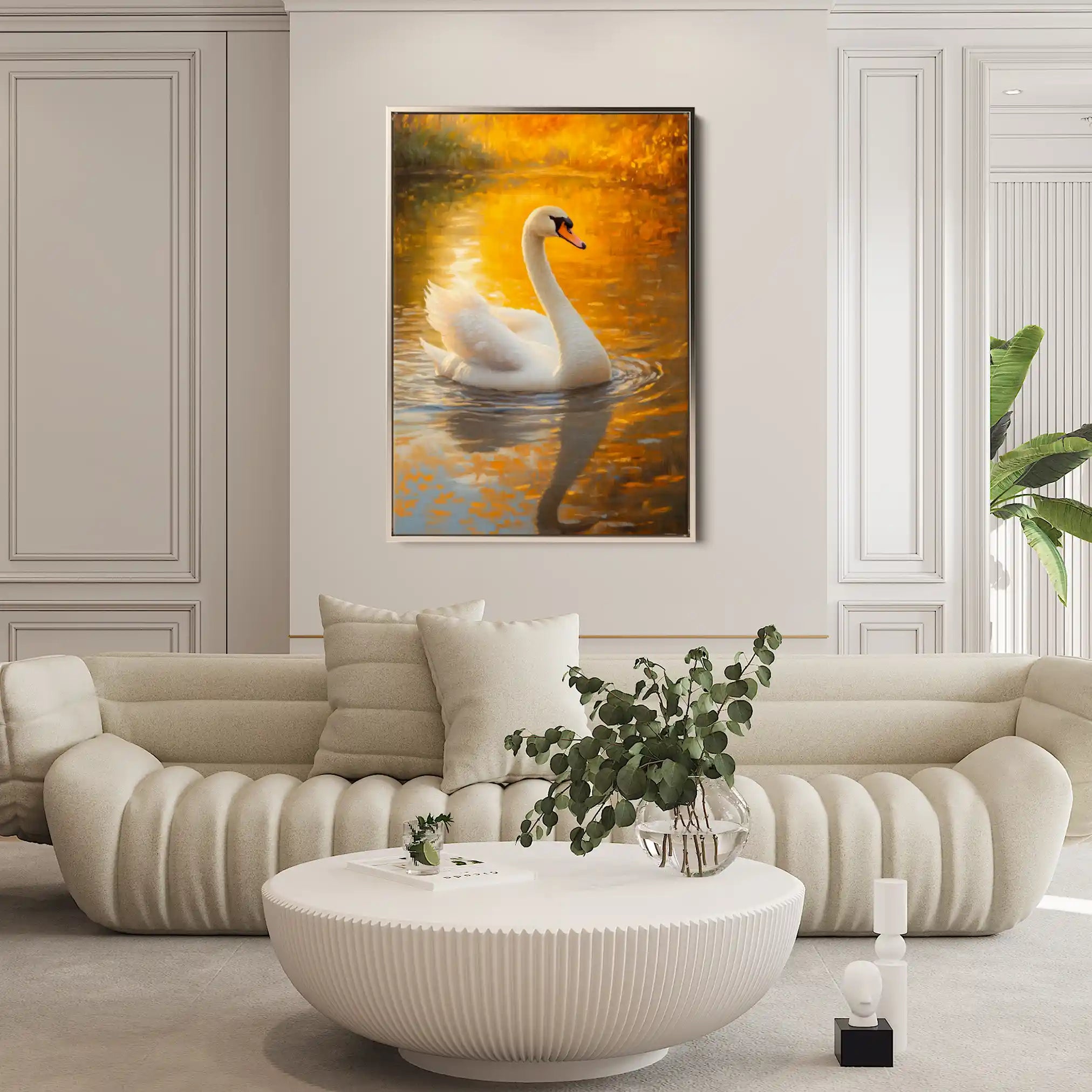 Animals 232 Canvas Art 60 x 40 cm / Black