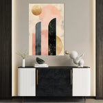 Boho 232 Canvas Art 60 x 40 cm / Black