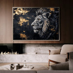 Animals 233 Canvas Art 60 x 40 cm / Black