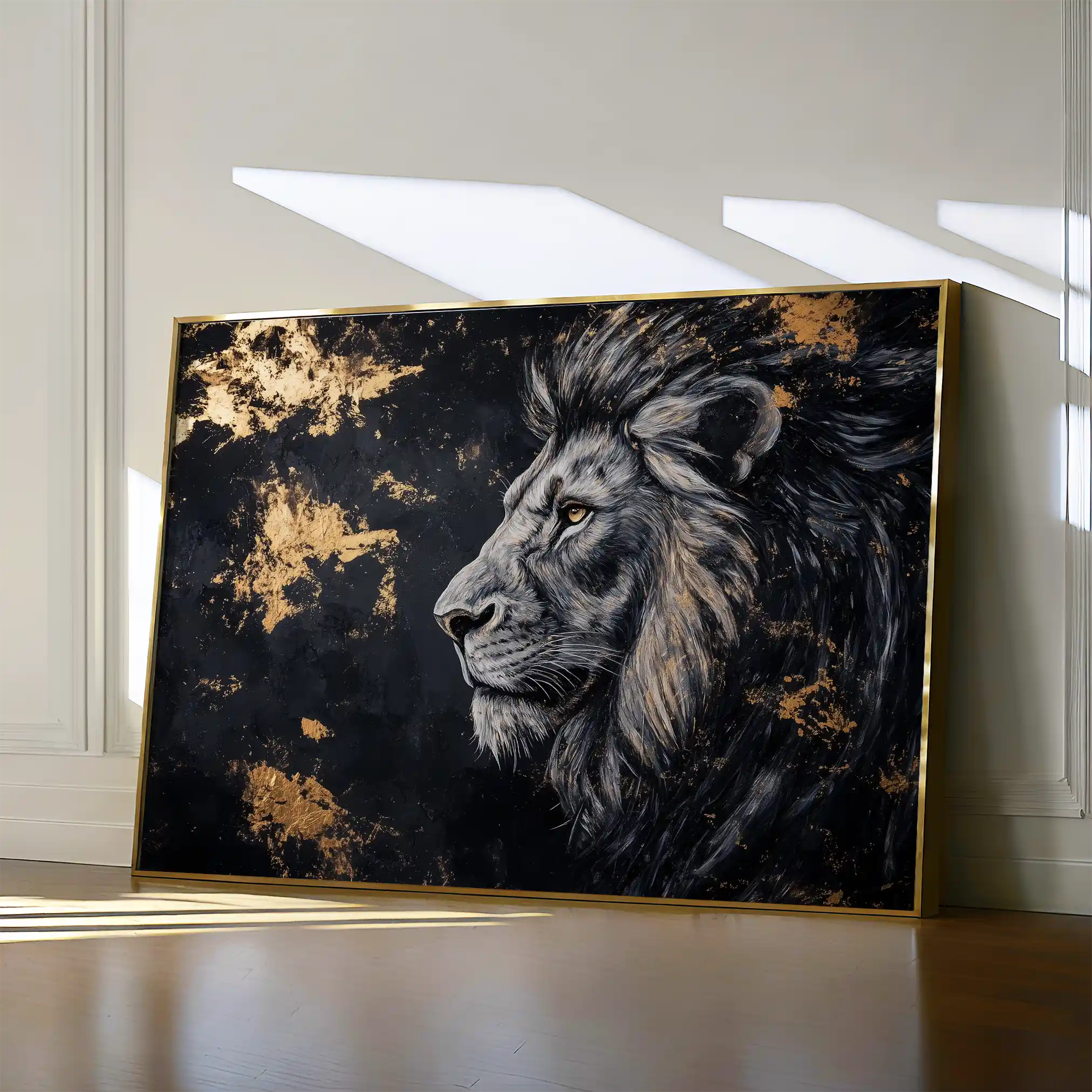 Animals 233 Canvas Art 60 x 40 cm / Black
