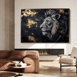 Animals 233 Canvas Art 60 x 40 cm / Black