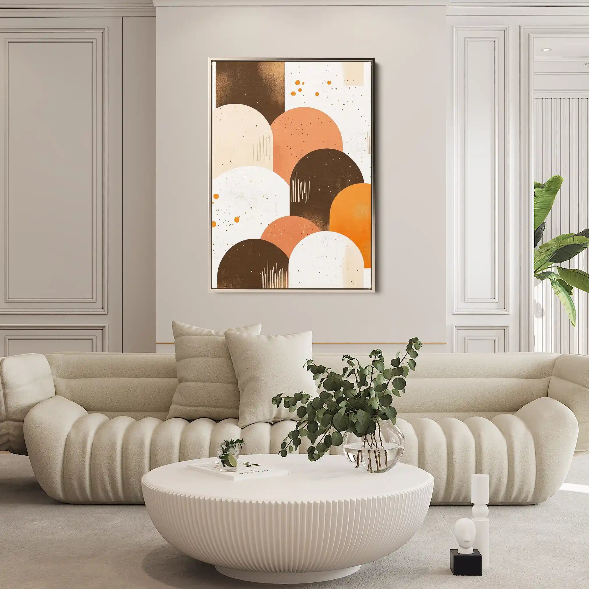 Boho 233 Canvas Art 60 x 40 cm / Black