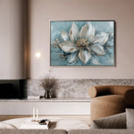 Floral 233 Canvas Art 60 x 40 cm / Black