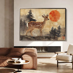 Animals 234 Canvas Art 60 x 40 cm / Black