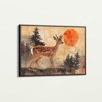 Animals 234 Canvas Art 60 x 40 cm / Black