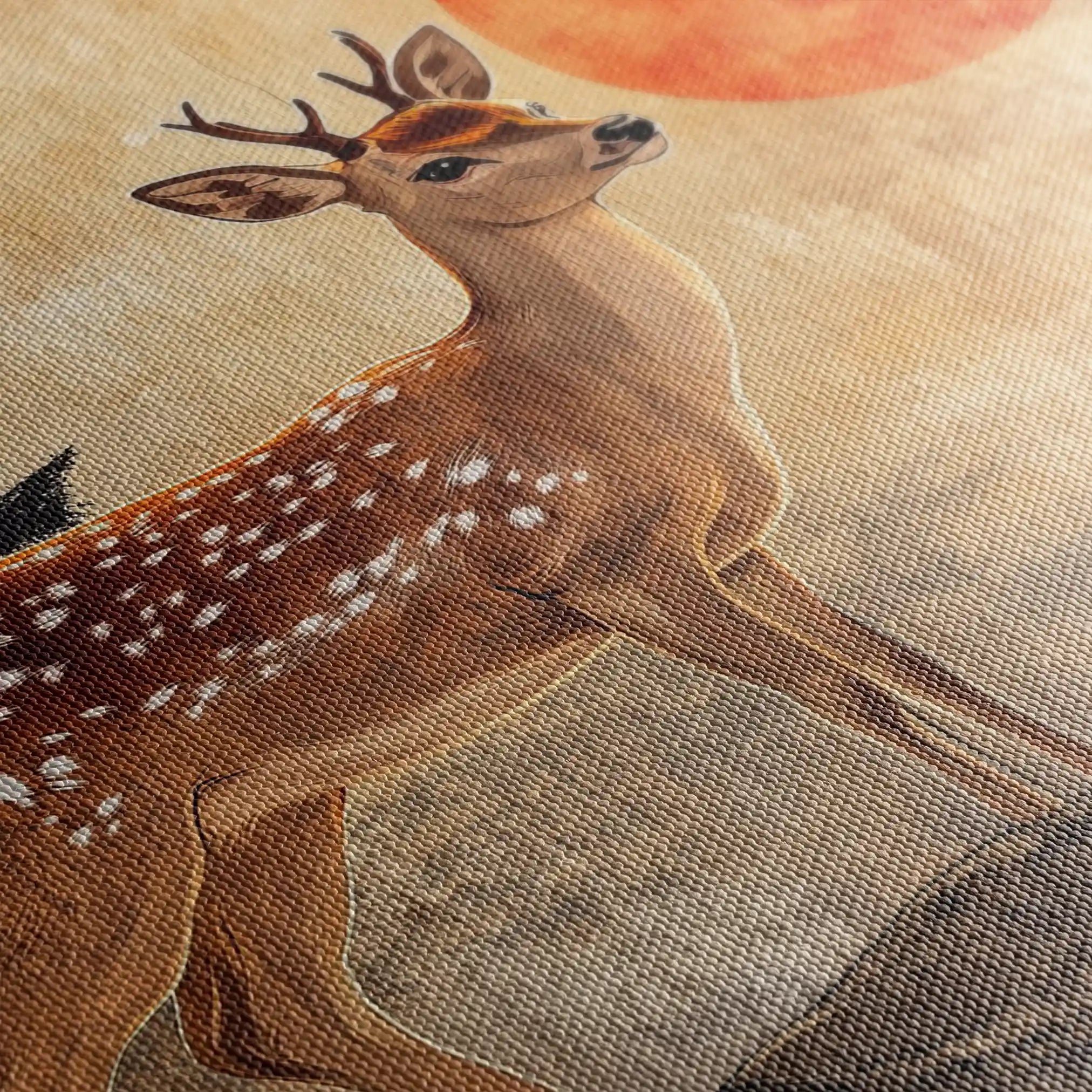 Animals 234 Canvas Art 60 x 40 cm / Black