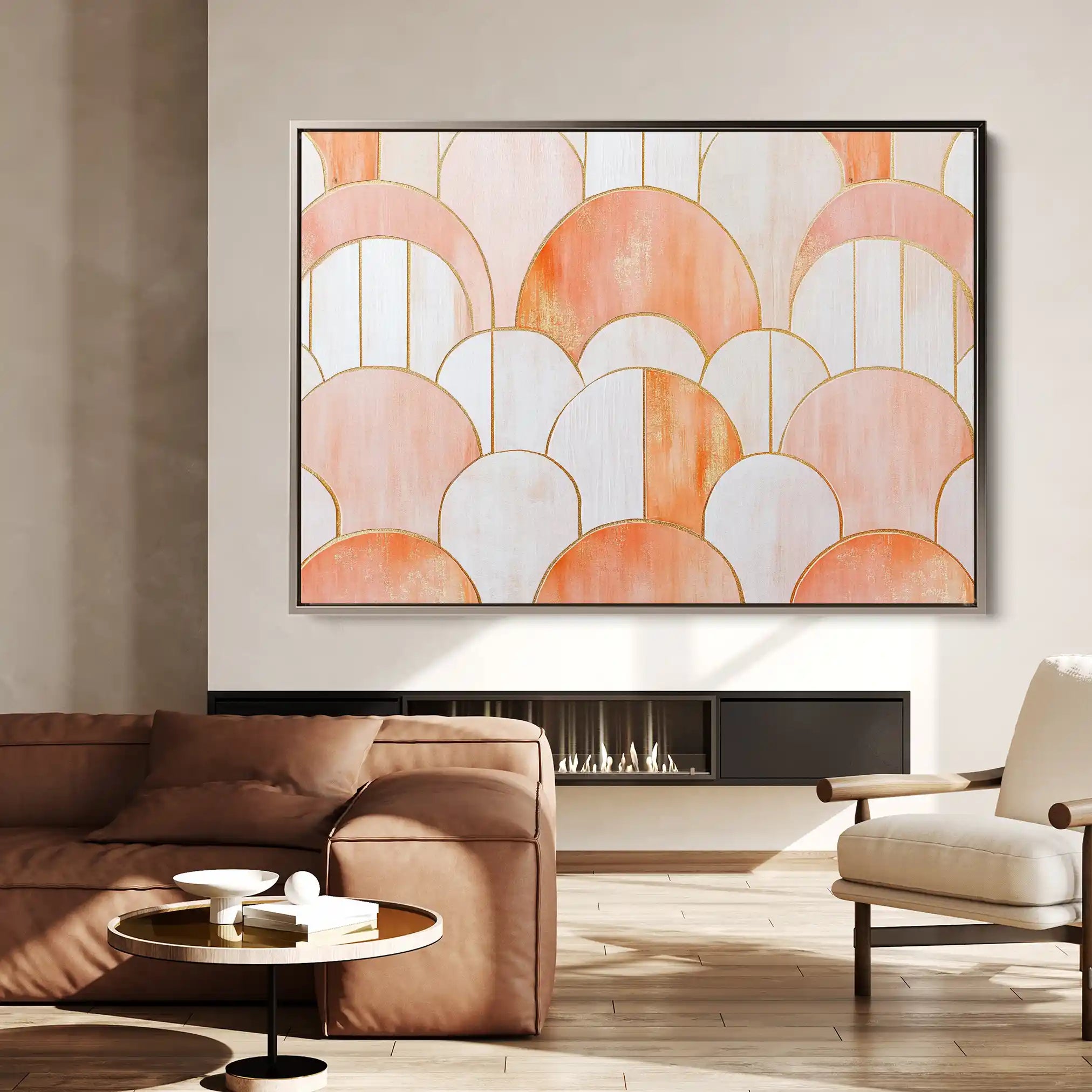 Boho 234 Canvas Art 60 x 40 cm / Black