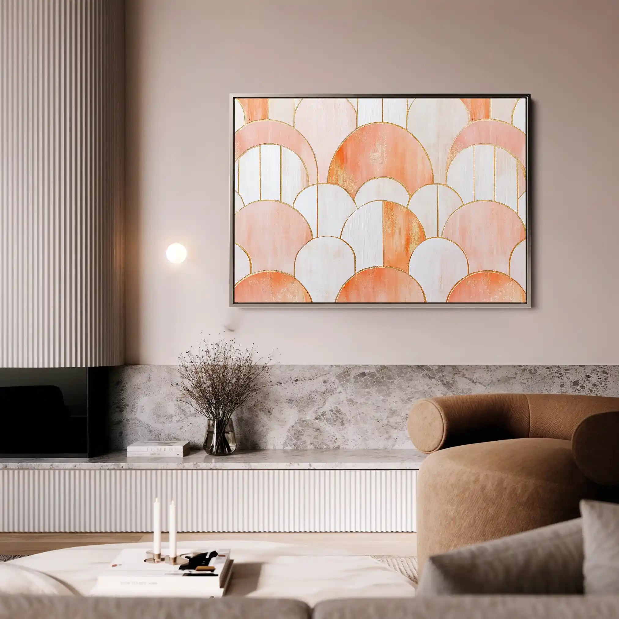 Boho 234 Canvas Art 60 x 40 cm / Black