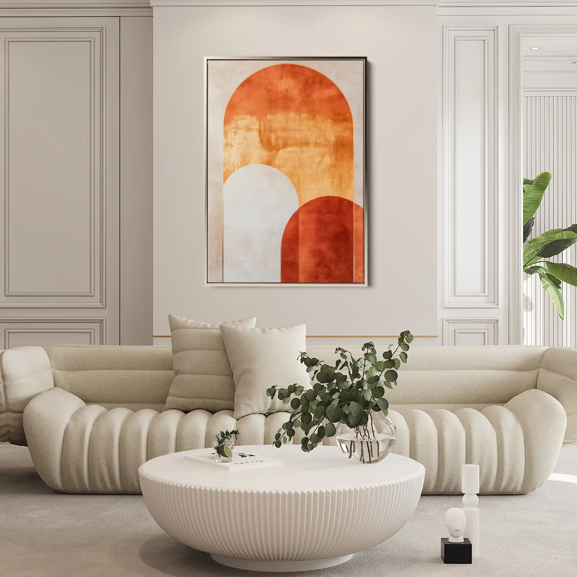 Boho 235 Canvas Art 60 x 40 cm / Black