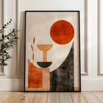 Boho 236 Canvas Art 60 x 40 cm / Black