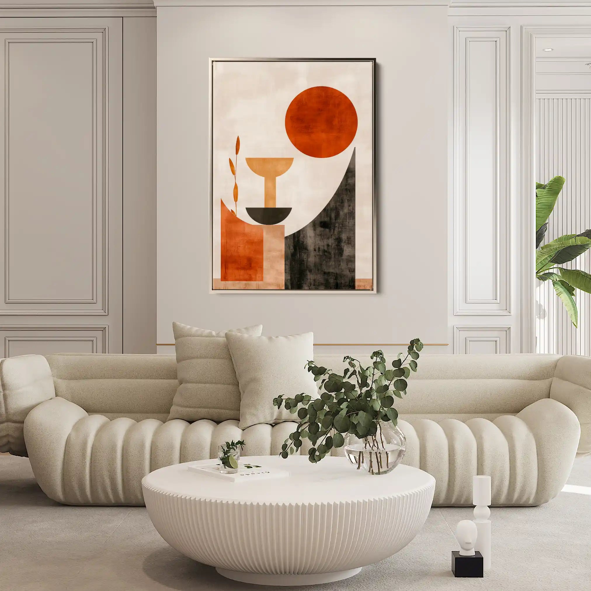 Boho 236 Canvas Art 60 x 40 cm / Black