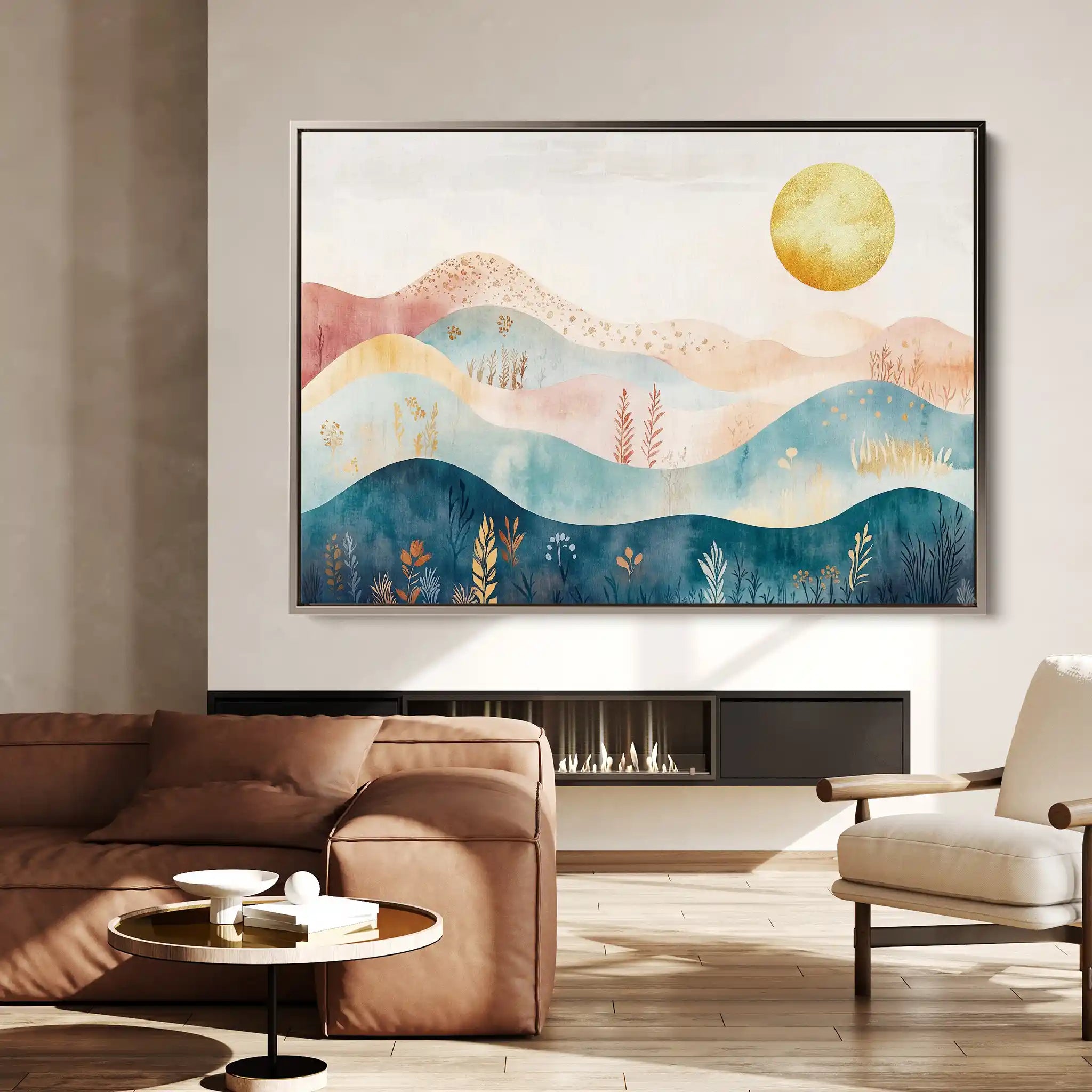 Boho 237 Canvas Art 60 x 40 cm / Black