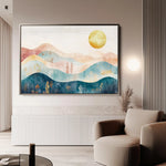 Boho 237 Canvas Art 60 x 40 cm / Black