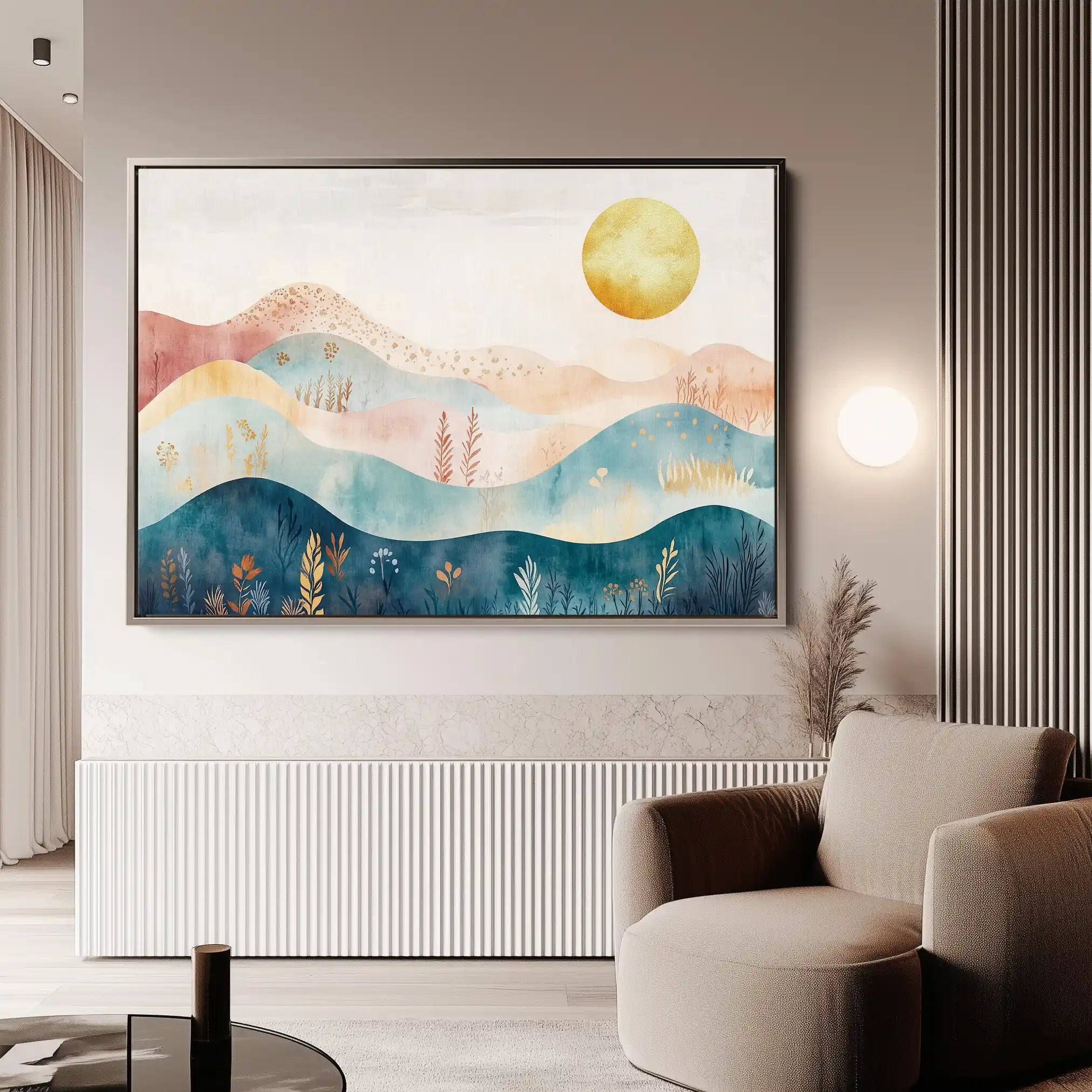 Boho 237 Canvas Art 60 x 40 cm / Black