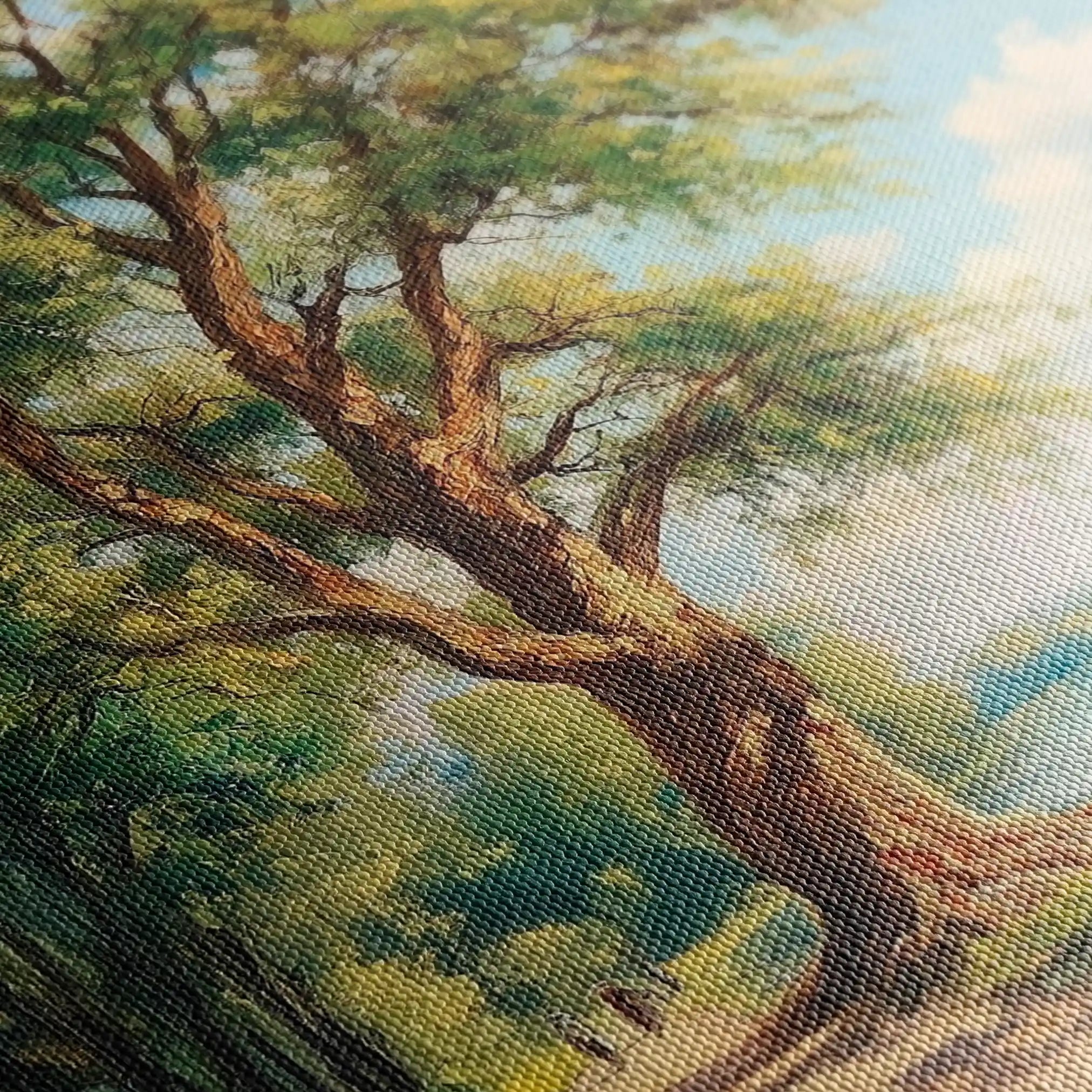 Landscape 237 Canvas Art 60 x 40 cm / Black