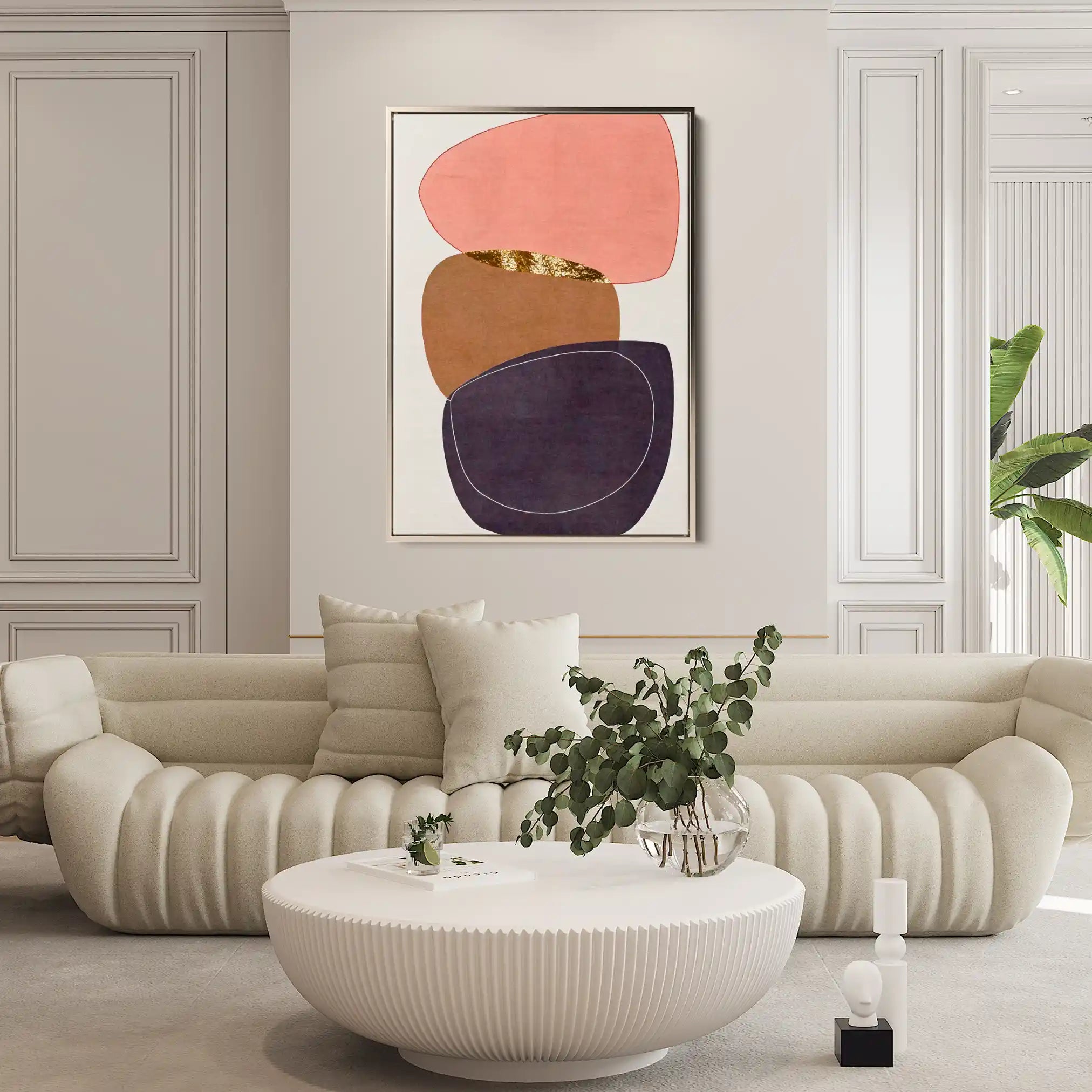 Boho 238 Canvas Art 60 x 40 cm / Black