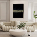 Abstract 239 Canvas Art 60 x 40 cm / Black