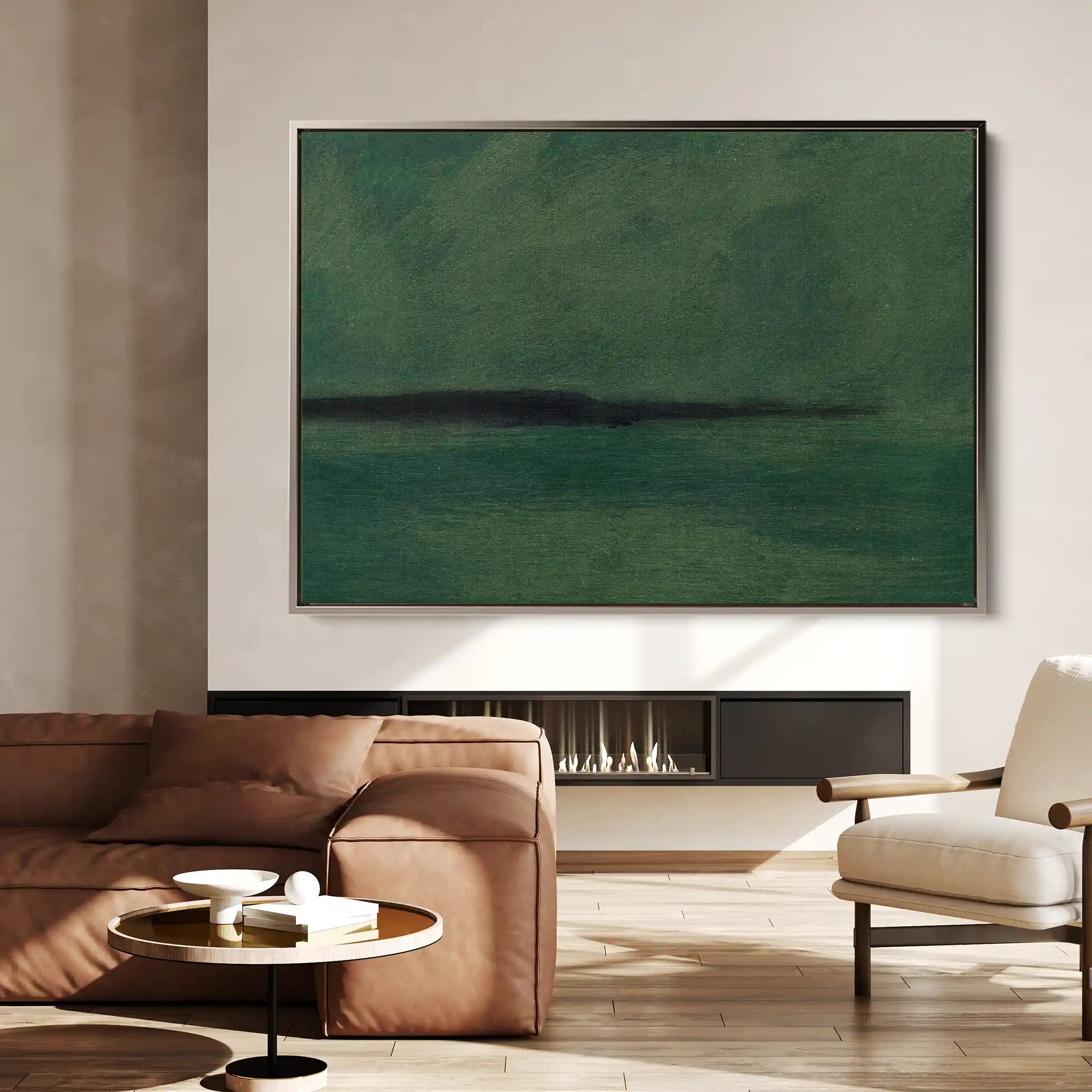 Abstract 240 Canvas Art 60 x 40 cm / Black