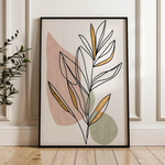 Boho 240 Canvas Art 60 x 40 cm / Black