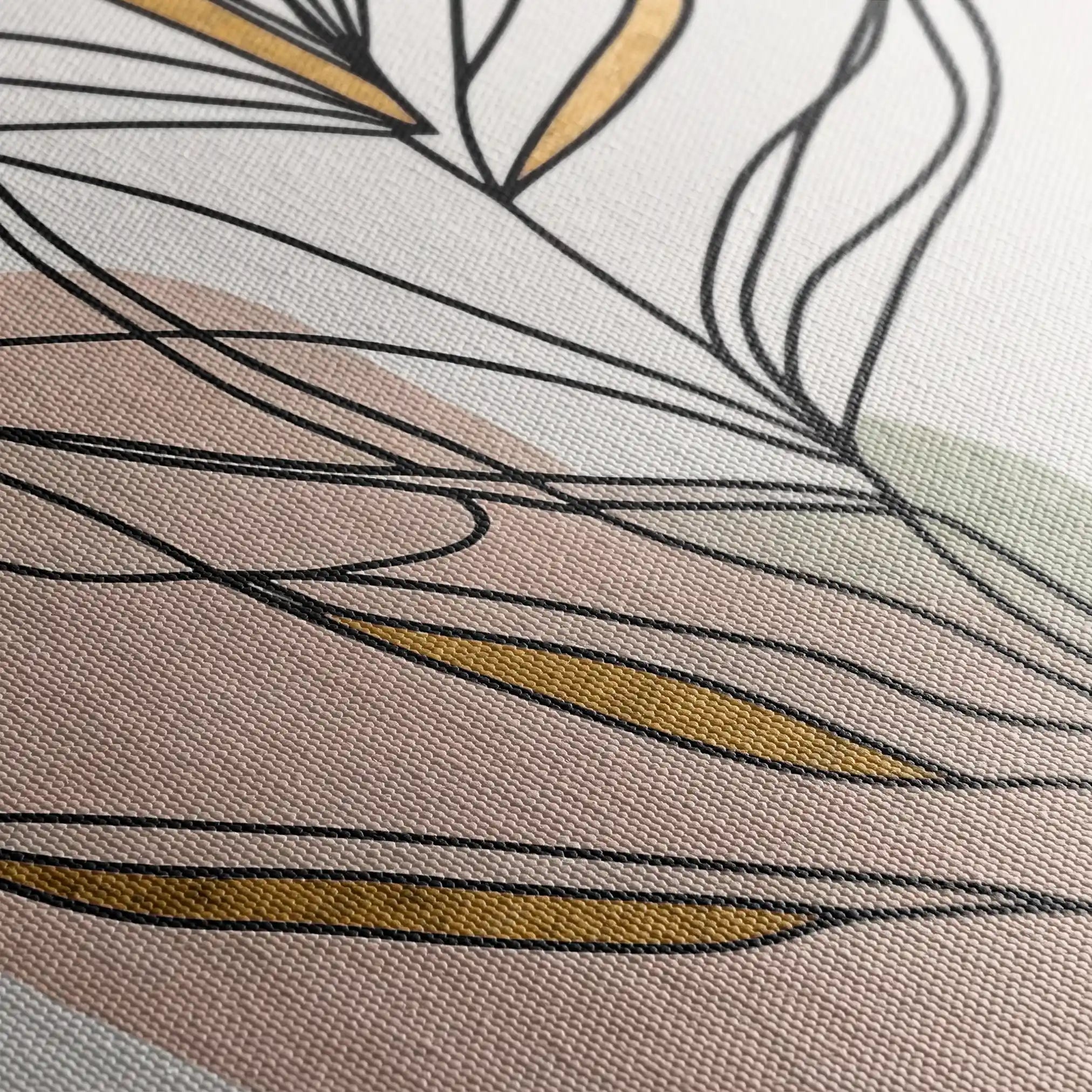 Boho 240 Canvas Art 60 x 40 cm / Black