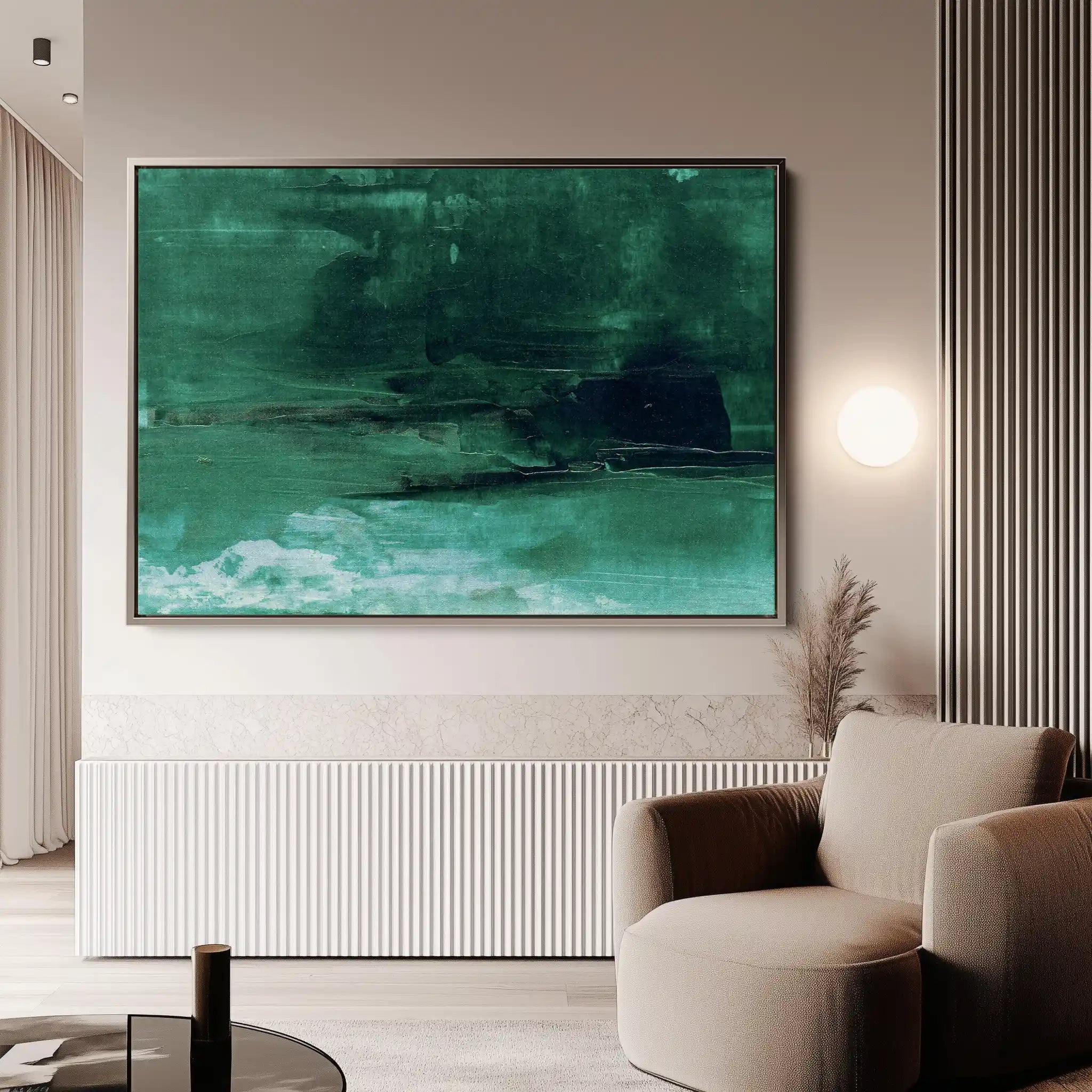 Abstract 241 Canvas Art 60 x 40 cm / Black