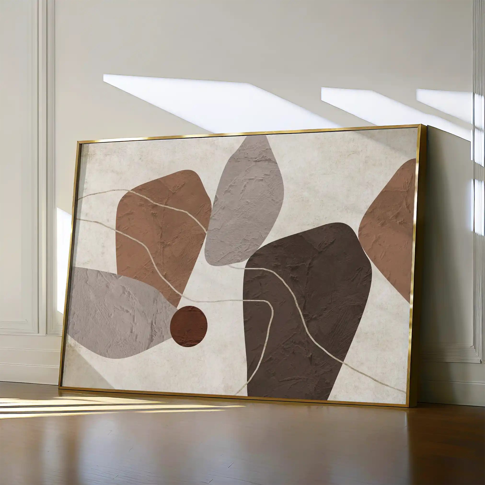 Boho 241 Canvas Art 60 x 40 cm / Black