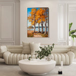 Landscape 241 Canvas Art 60 x 40 cm / Black