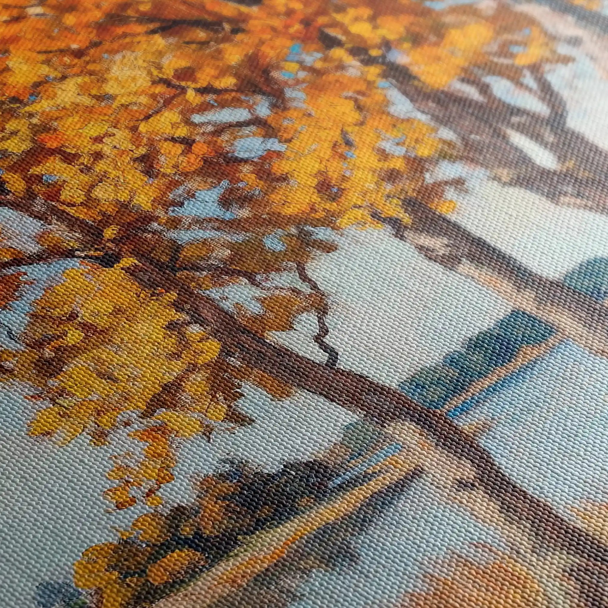 Landscape 241 Canvas Art 60 x 40 cm / Black