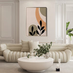 Boho 243 Canvas Art 60 x 40 cm / Black