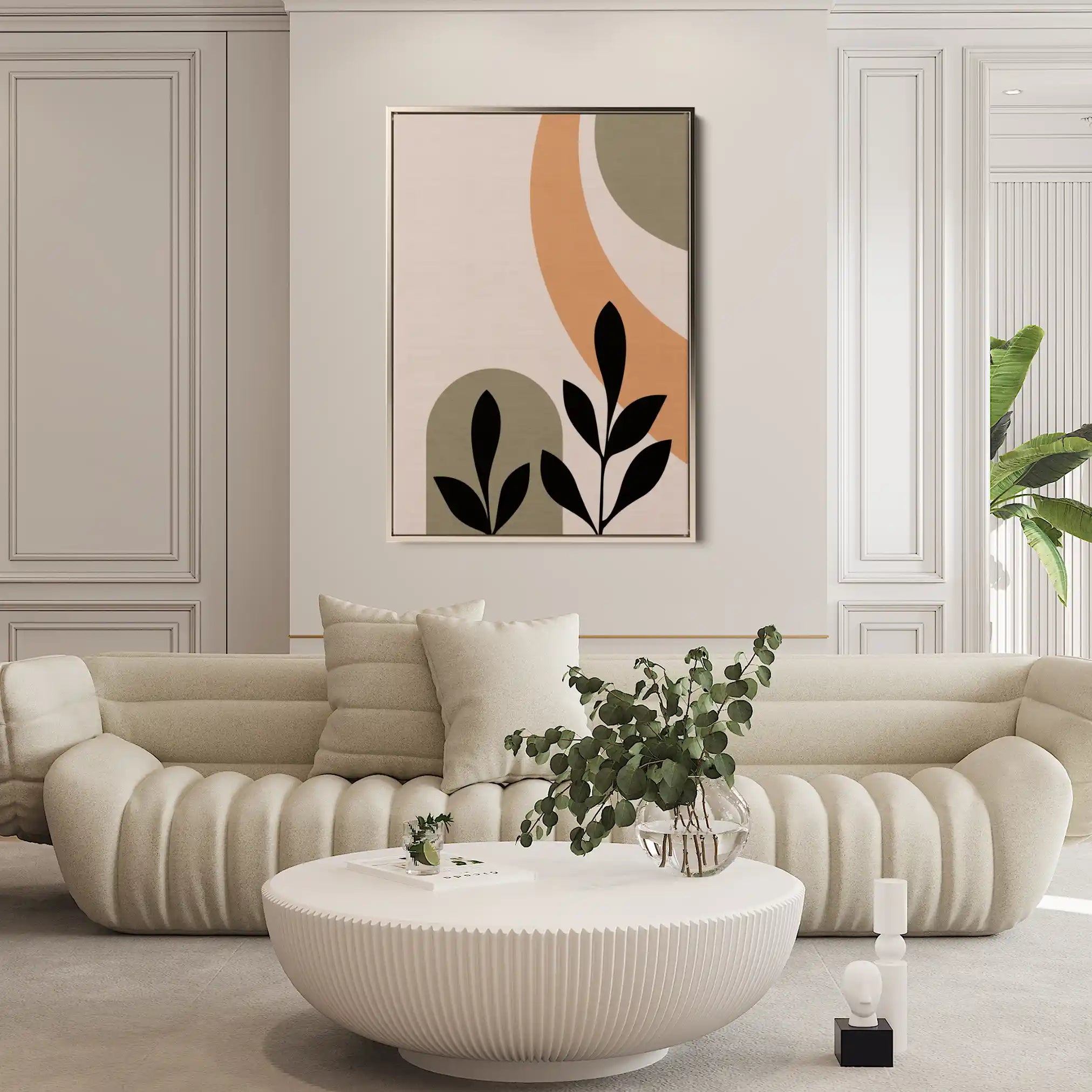 Boho 243 Canvas Art 60 x 40 cm / Black