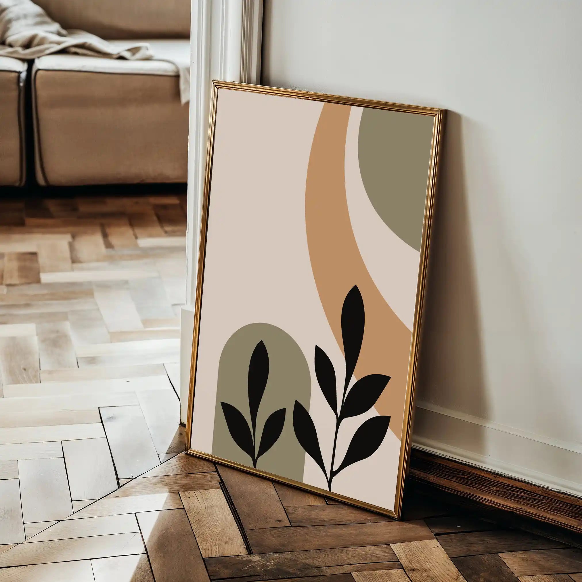 Boho 243 Canvas Art 60 x 40 cm / Black