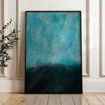 Abstract 244 Canvas Art 60 x 40 cm / Black