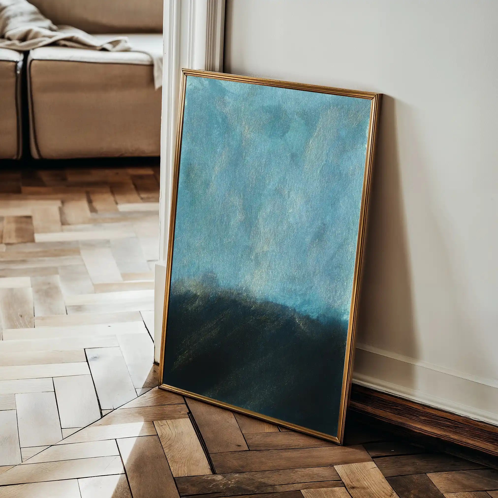 Abstract 244 Canvas Art 60 x 40 cm / Black