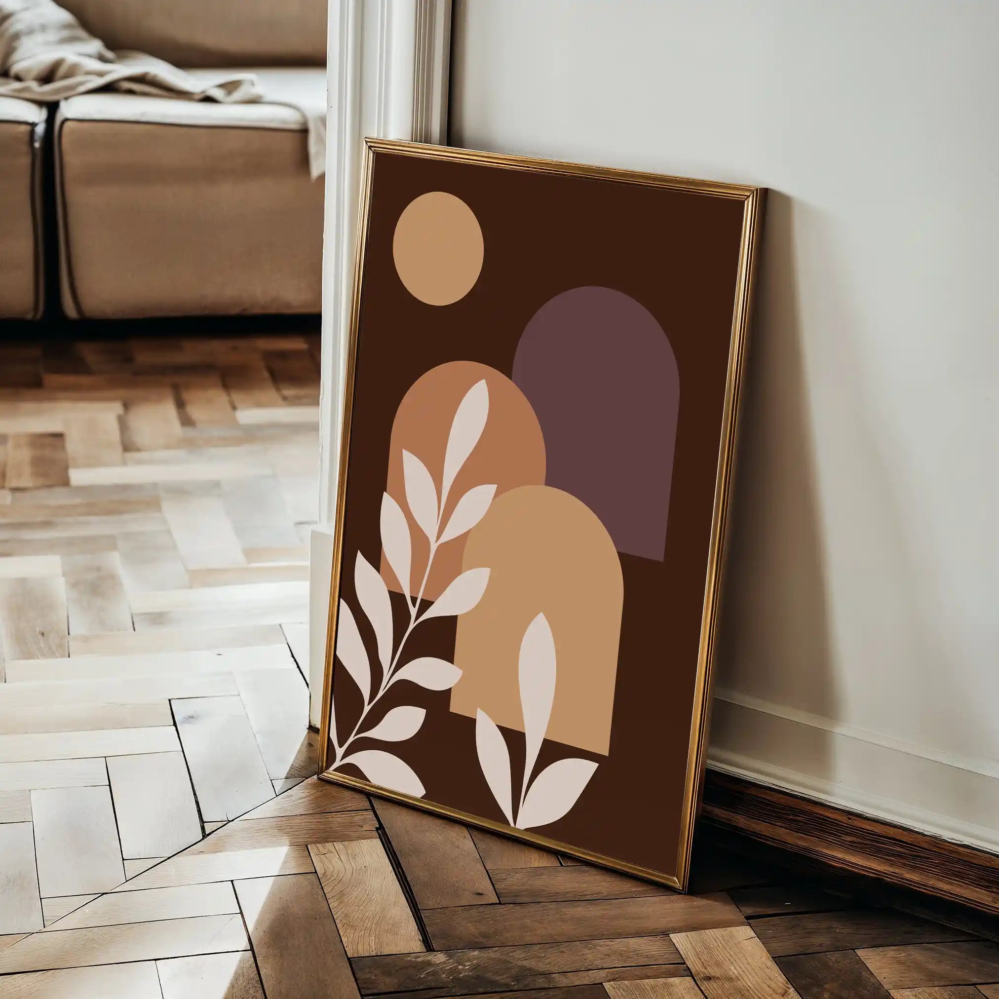 Boho 244 Canvas Art 60 x 40 cm / Black