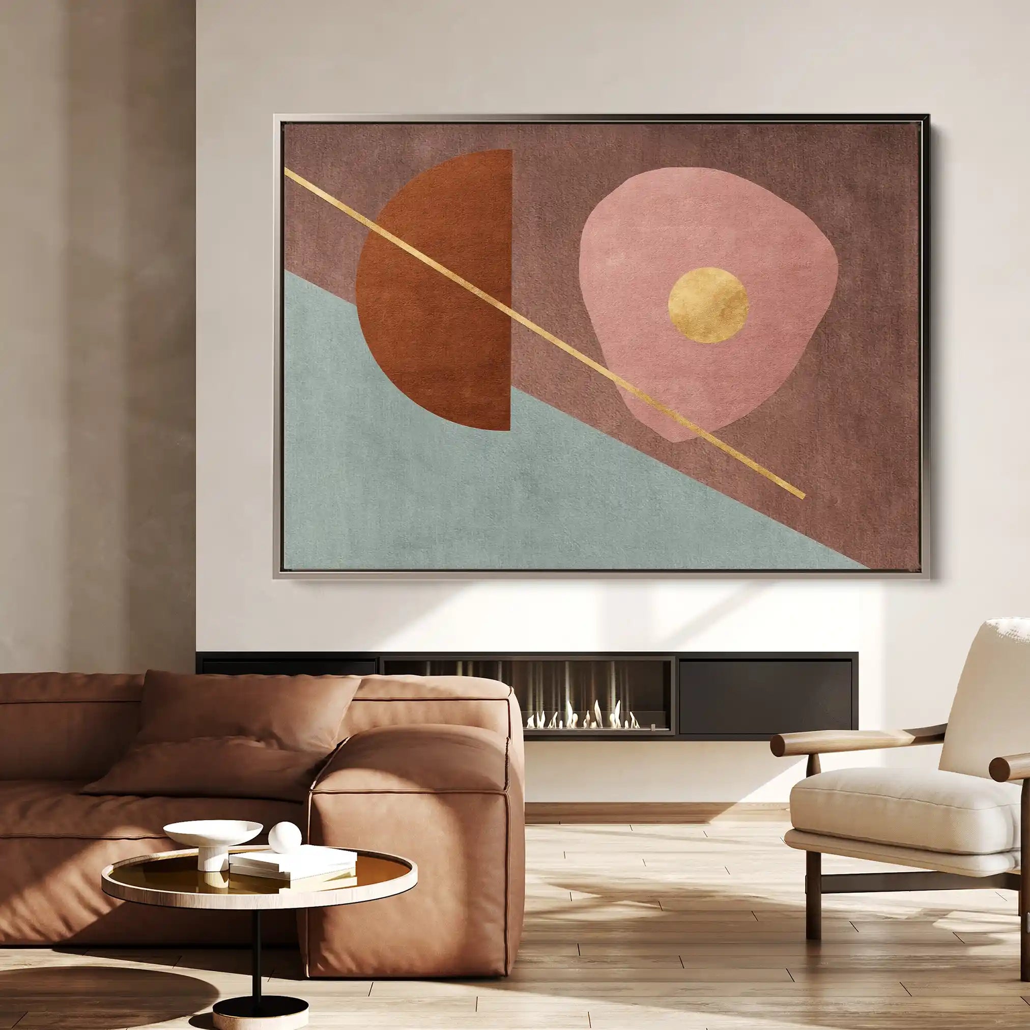 Boho 246 Canvas Art 60 x 40 cm / Black