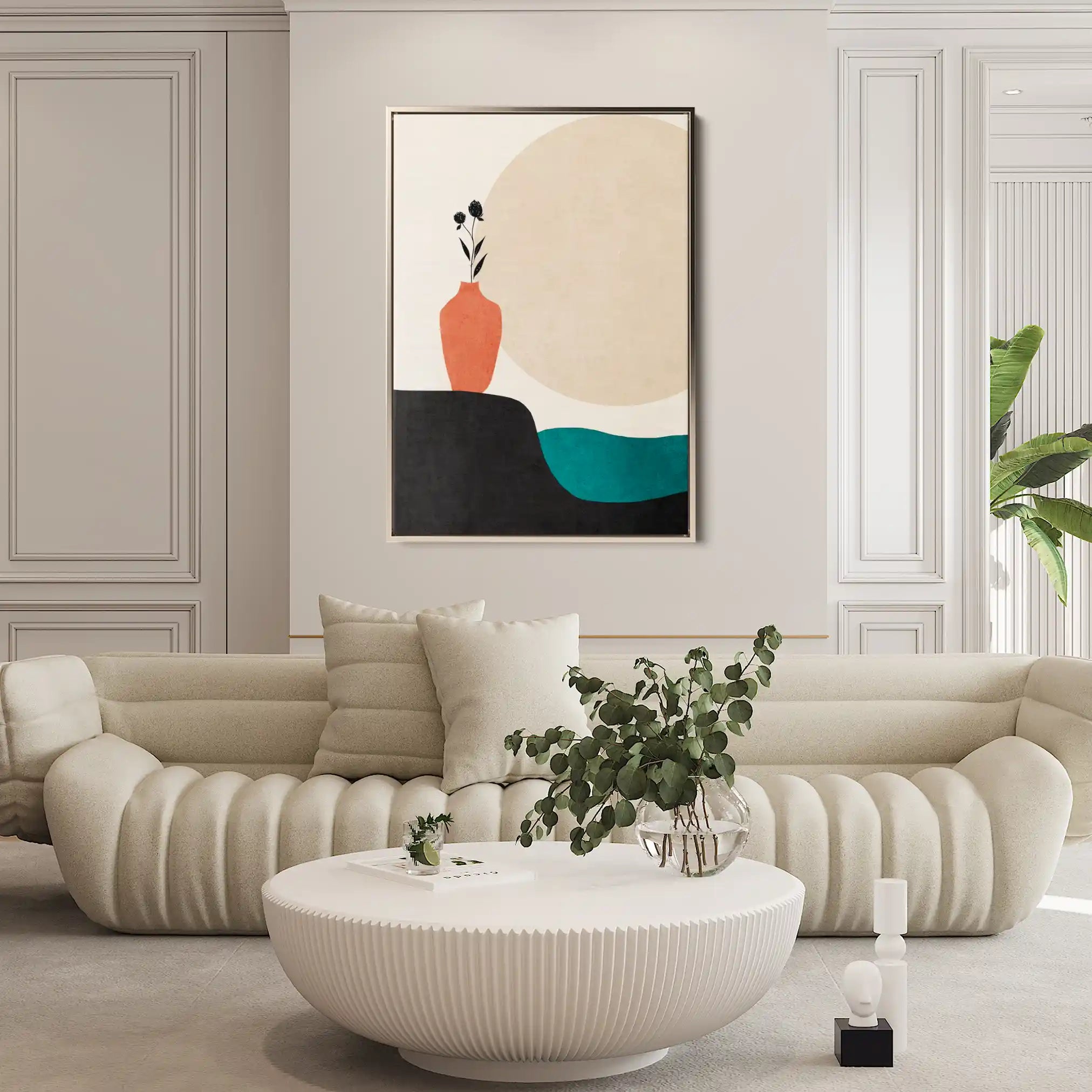 Boho 247 Canvas Art 60 x 40 cm / Black