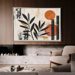 Boho 248 Canvas Art 60 x 40 cm / Black
