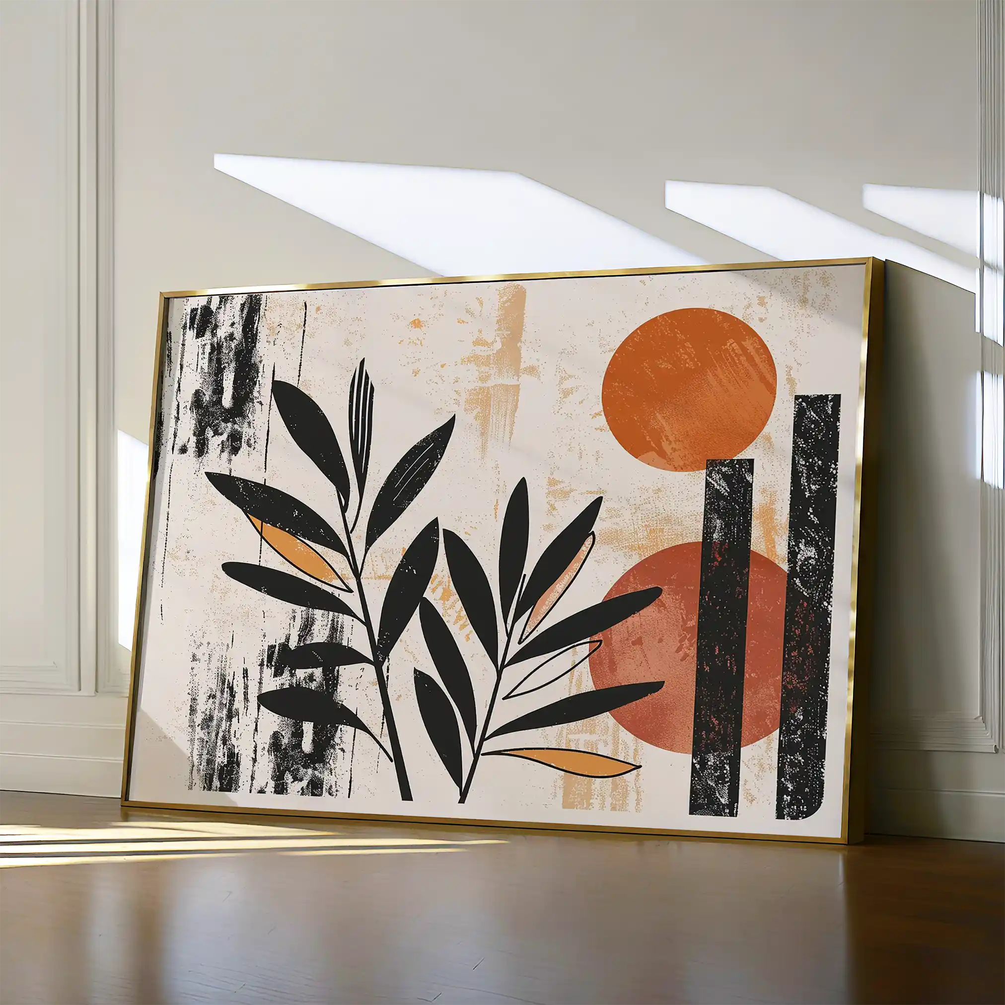 Boho 248 Canvas Art 60 x 40 cm / Black