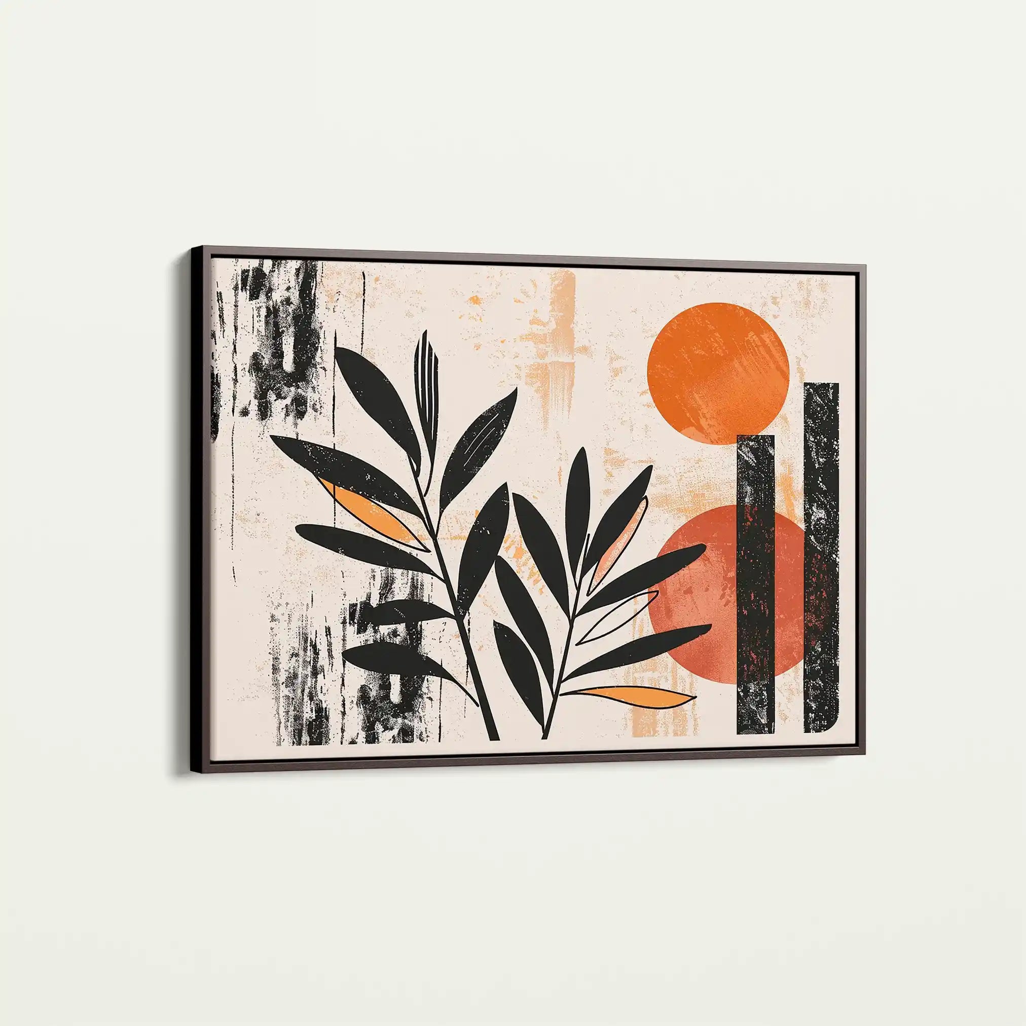 Boho 248 Canvas Art 60 x 40 cm / Black