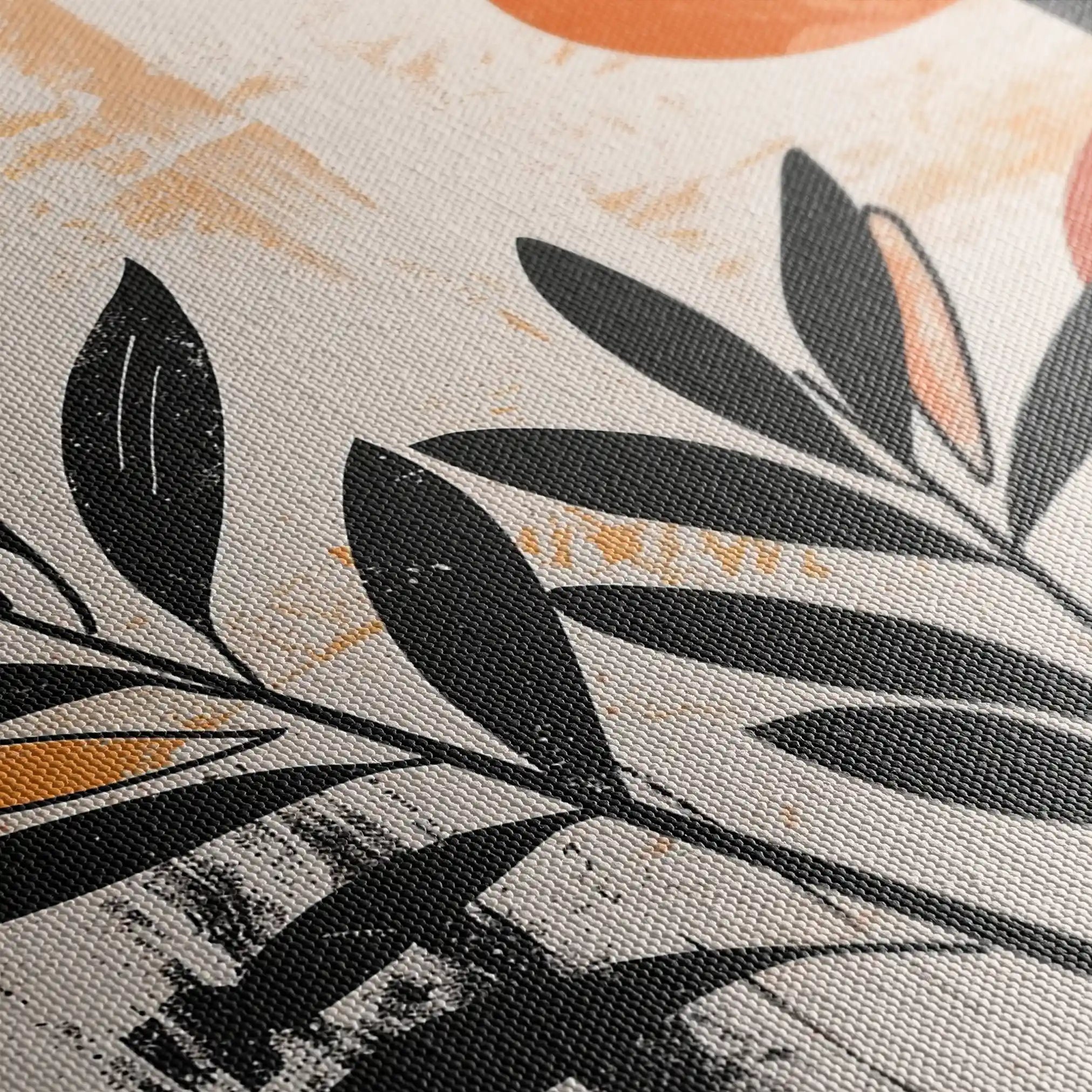 Boho 248 Canvas Art 60 x 40 cm / Black