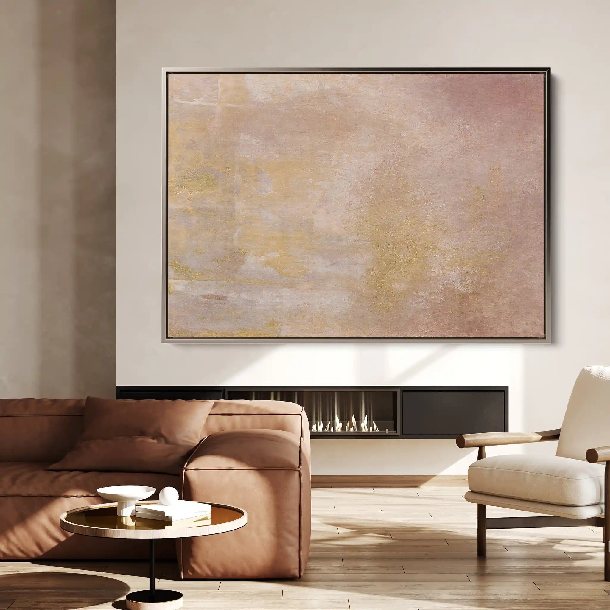 Abstract 249 Canvas Art 60 x 40 cm / Black